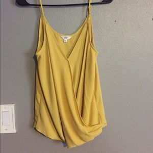 SOLD Yellow wrap tank